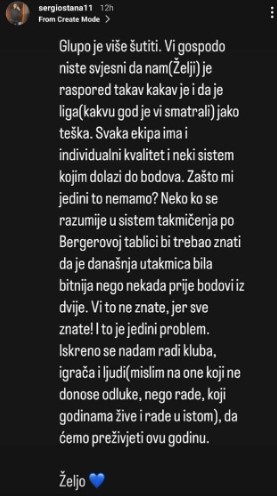 Objava Srđana Stanića